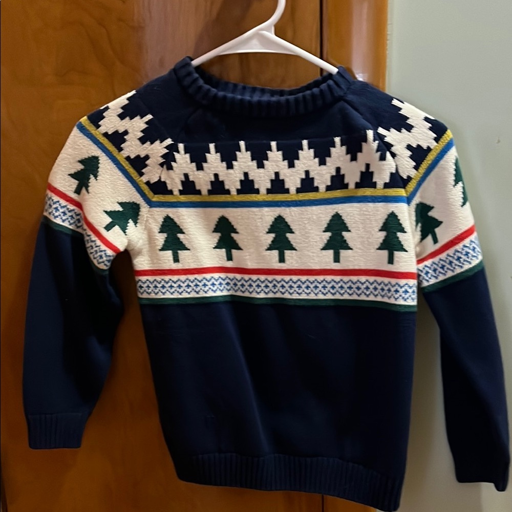 Hanna Andersson Blue Nordic Sweater